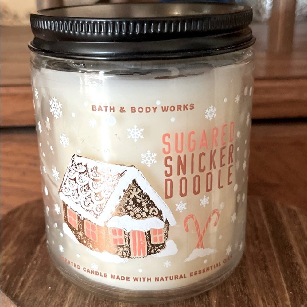 Bath & Body Works Single Wick Candle - Sugared Snickerdoodle